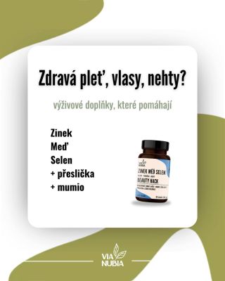 🌸 Krása začíná uvnitř. Pleť, vlasy i nehty potřebují správnou výživu — a tu často nezajistí jen strava. Vitamíny a...